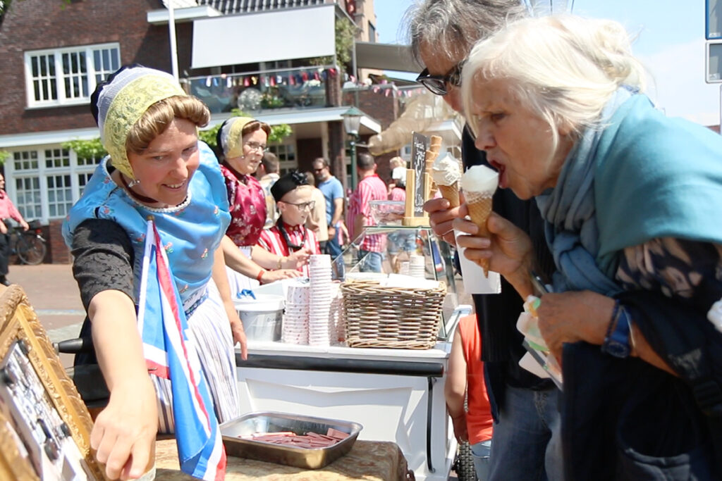 Nostalgische ijsjeskraam