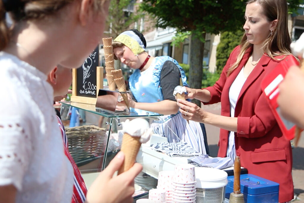 nostalgische ijsjeskraam huren