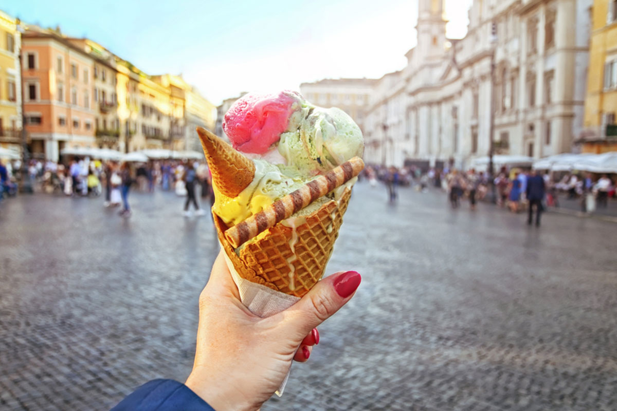 Schepijs in het Italiaans