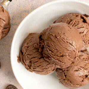 Chocolade schepijs