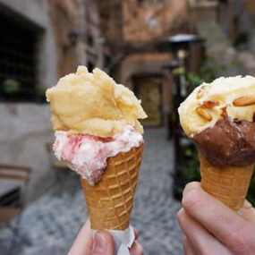 ijs trakteren op het werk