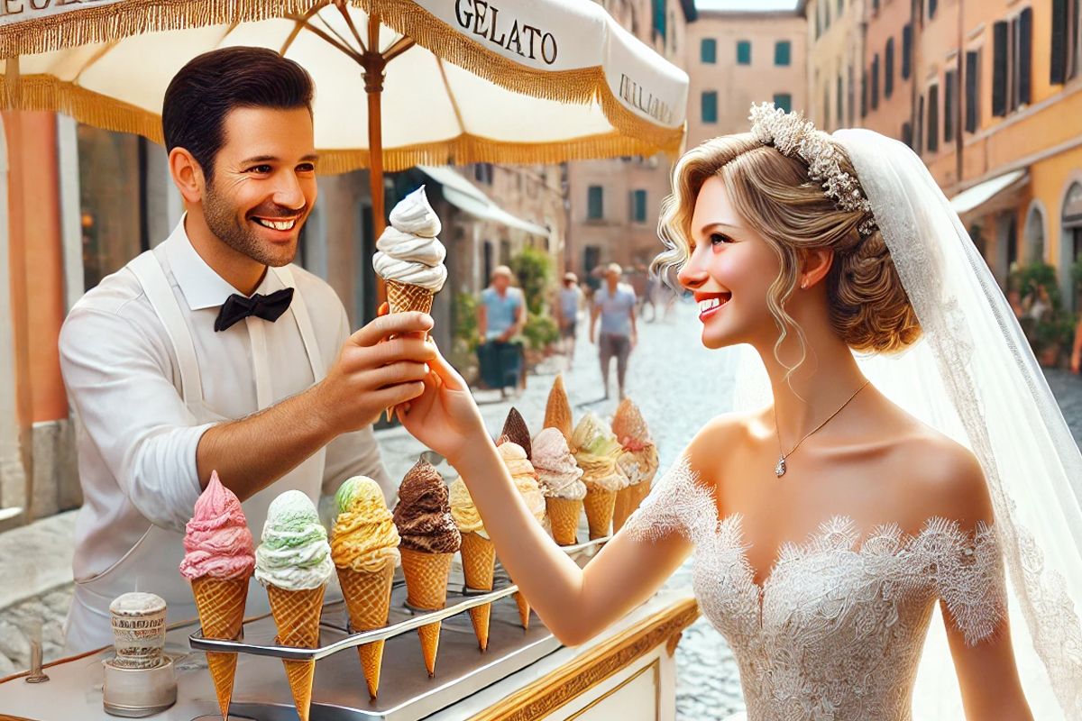 ijscoman op je bruiloft