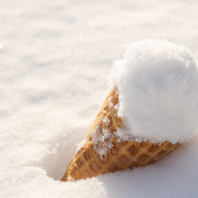 Schepijs in de Winter