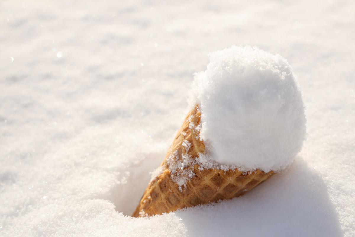 Schepijs in de Winter