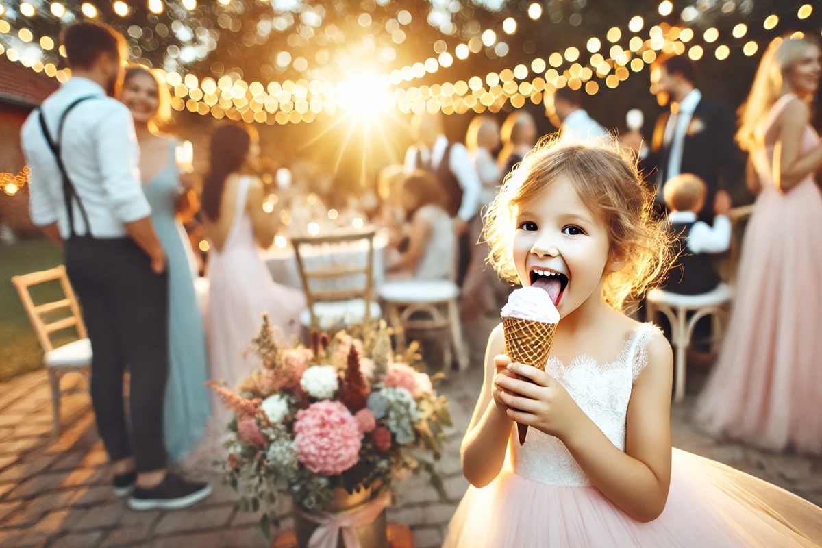 Wat geef je kinderen op een bruiloft