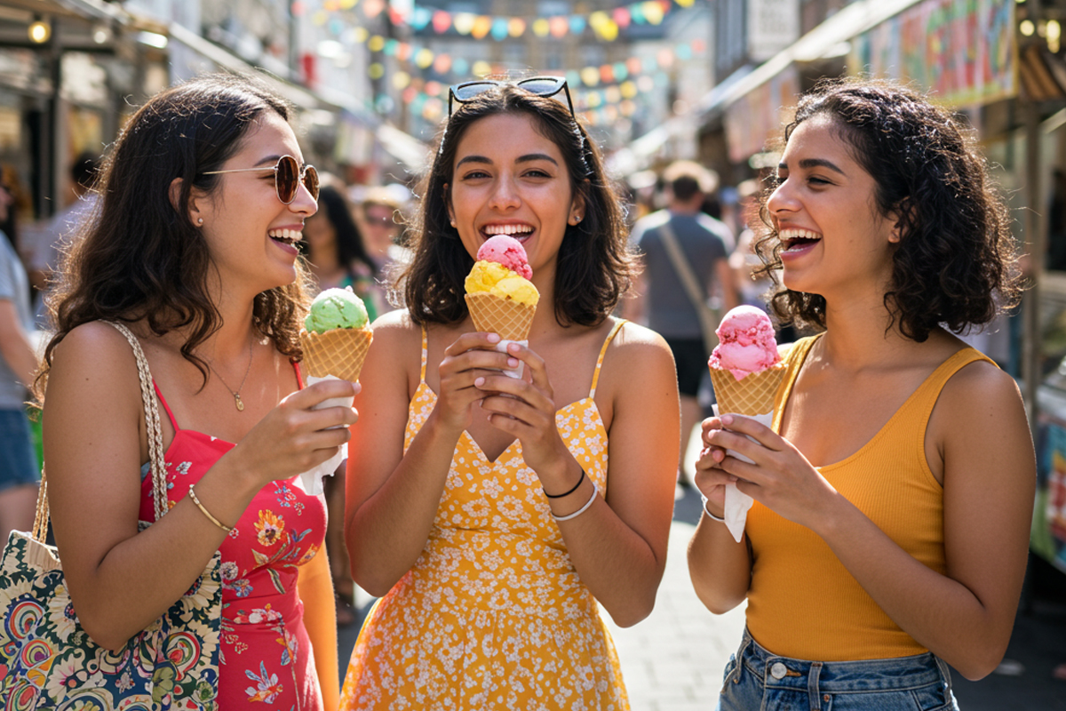 Ambachtelijk ijs kopen