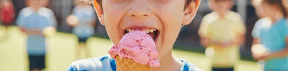 ijs trakteren op school