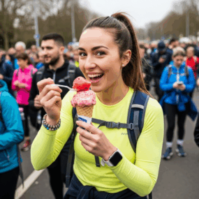 ijskar voor een wandelvierdaagse