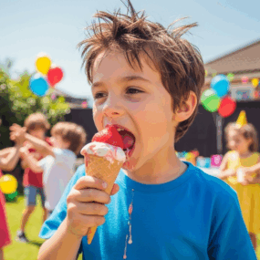 Waarom een ijskar niet mag ontbreken op een kinderfeestje