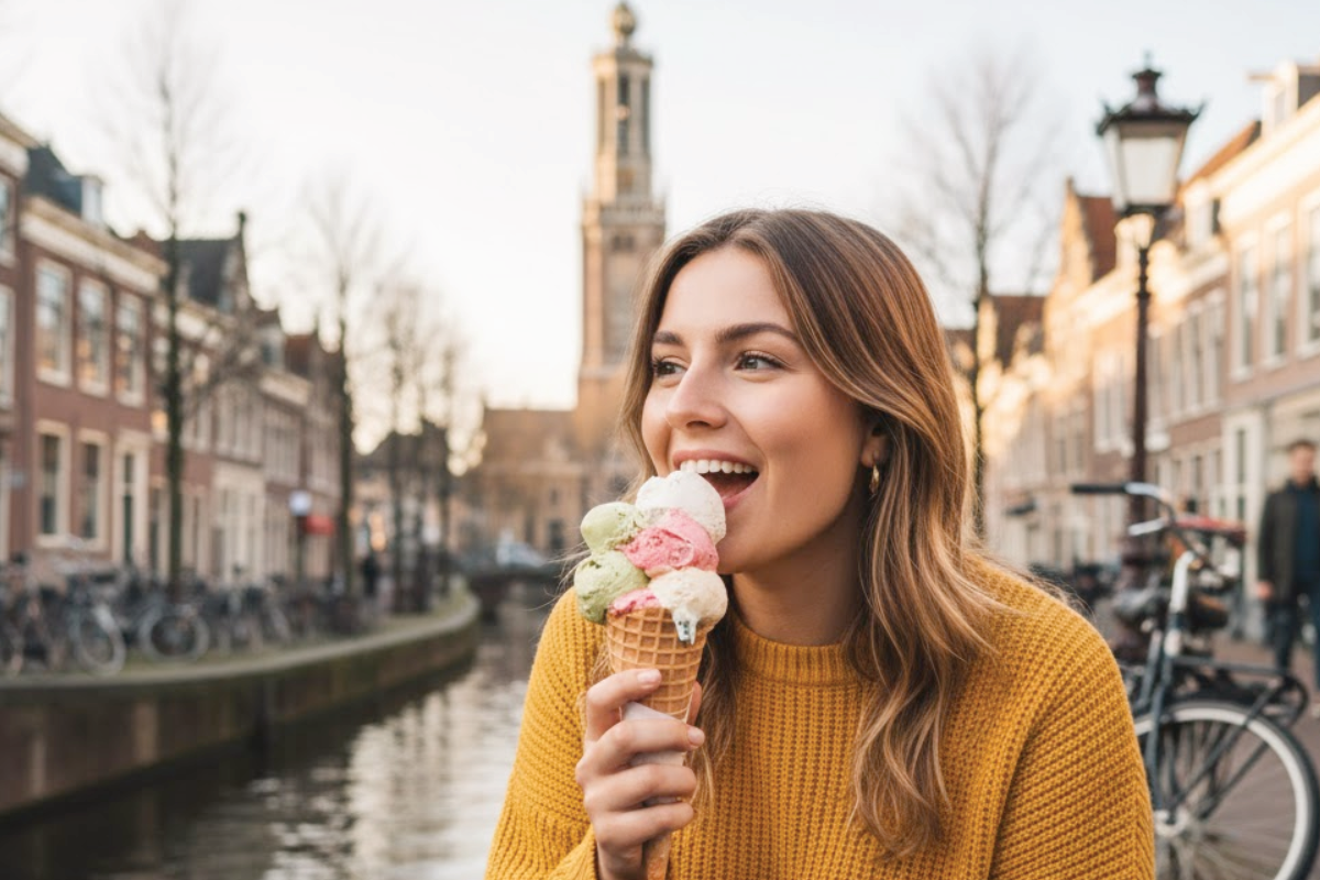 IJskar op locatie in Utrecht