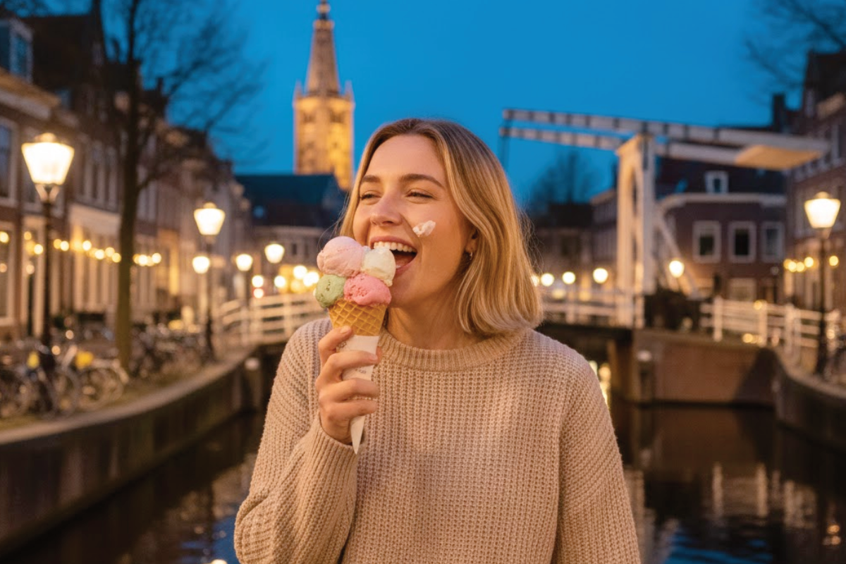 IJskar op locatie in Zuid-Holland